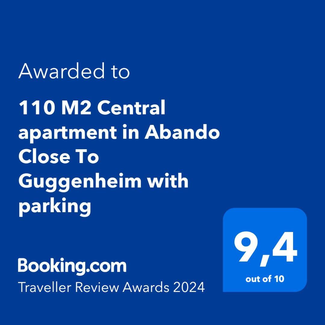 110 M2 Central Apartment In Abando Close To Guggenheim With Parking Bilbao Exterior photo